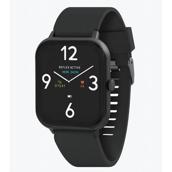 Reflex Active Series 17 Black Strap Smart Watch