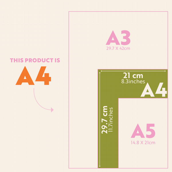 A4 Weekly Planner Pad | Bright Side