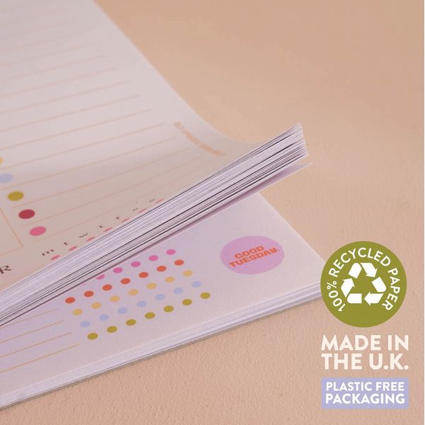 A4 Weekly Planner Pad | Colour Theory