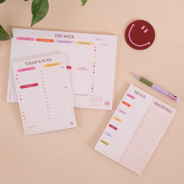 A4 Weekly Planner Pad | Colour Theory