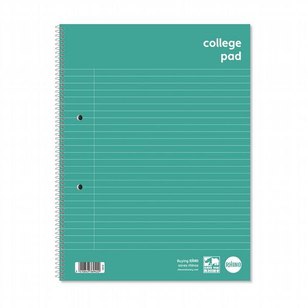 RHINO A4+ College Pad 70 Leaf, F8M