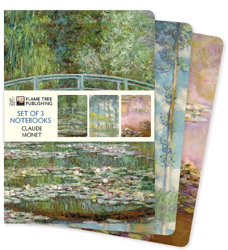 Claude Monet Set of 3 Standard Notebooks