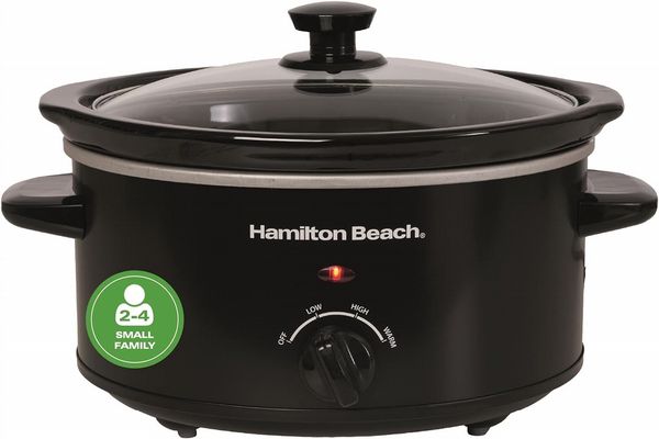 Hamilton Beach 3.5L Slow Cooker Black Open Box