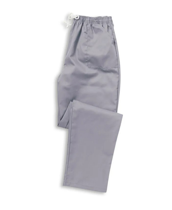 Smart Scrub Trousers - Hospital Grey