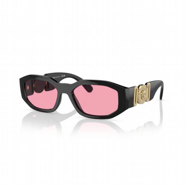 Versace Black Frame With Pink Lens - Size Medium