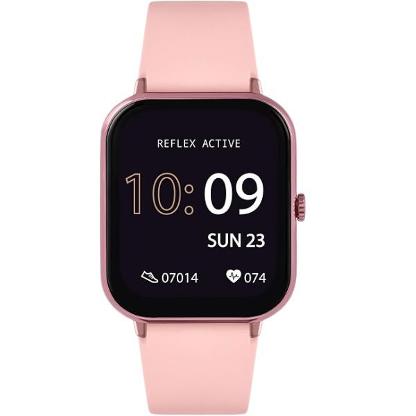 Reflex Active Series 17 Pink Strap Smart Watch