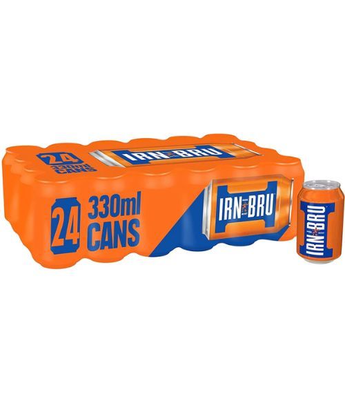 Barrs Irn Bru 330ml Cans (Pack of 24)