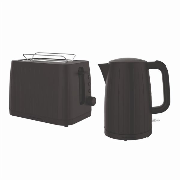 Hamilton Beach Kettle And Toaster Set Stealth Collection Black