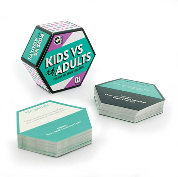 Family Card Game - Kids Vs Adults