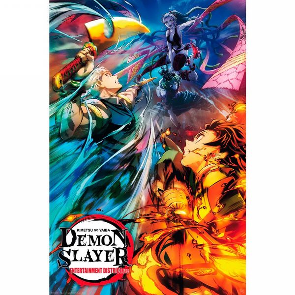 Demon Slayer Film Key Art 61 x 91.5cm Maxi Poster