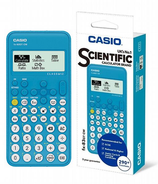 Casio FX83 GT Classwiz Blue Scientific Calculator