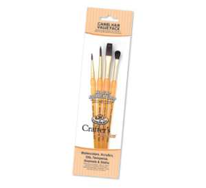 Royal Brush: All Purpose Camel Hair Brush Set