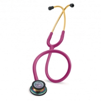 3M Littmann Classic III Stethoscope - 27 inch - Rainbow Raspberry