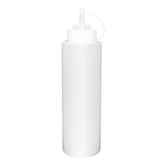 Vogue Clear Squeeze Sauce Bottle 8oz