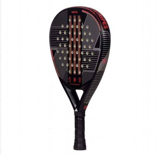 Adidas Match 3.3 Padel Racket (Black/Red)