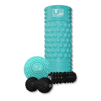 UFE 4 piece Massage Set - Turquoise/Black